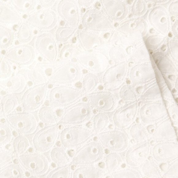 Rebecca Taylor Lea Eyelet Short-Sleeve Blouse - Picture 7 of 7